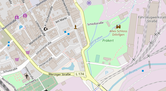Trainings-Location auf Karte