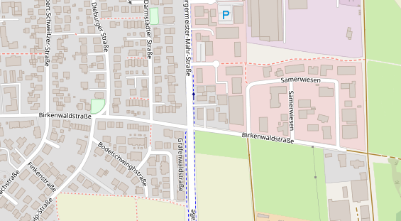 FitnessStudio auf Satellitenbild