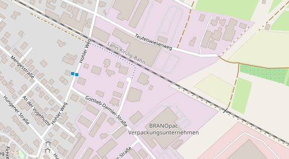 FitnessStudio auf Satellitenbild