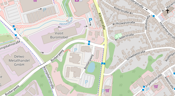 Trainings-Location auf Karte