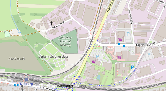 FitnessStudio auf Satellitenbild