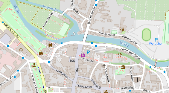 FitnessStudio auf Satellitenbild