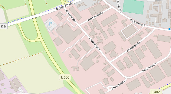 FitnessStudio auf Satellitenbild