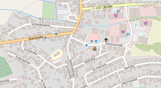 FitnessStudio auf Satellitenbild