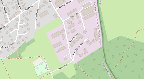 FitnessStudio auf Satellitenbild