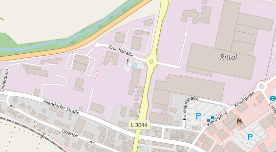 FitnessStudio auf Satellitenbild