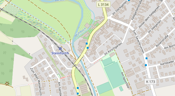 FitnessStudio auf Satellitenbild