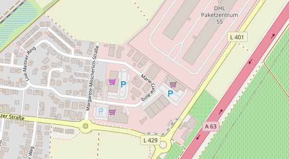 FitnessStudio auf Satellitenbild