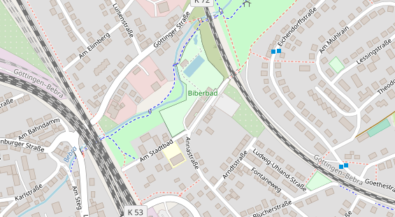 FitnessStudio auf Satellitenbild