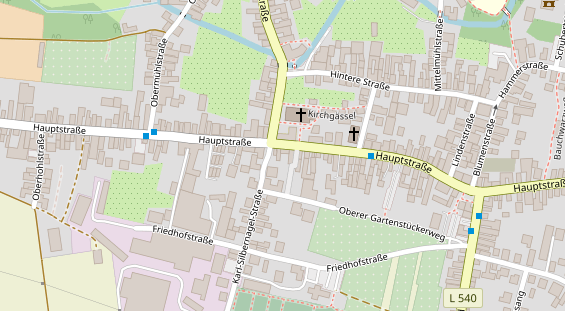 FitnessStudio auf Satellitenbild