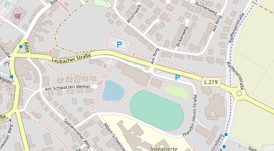 FitnessStudio auf Satellitenbild