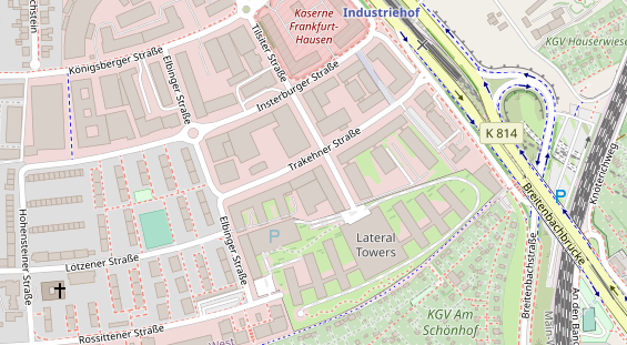 FitnessStudio auf Satellitenbild