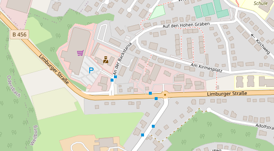 FitnessStudio auf Satellitenbild