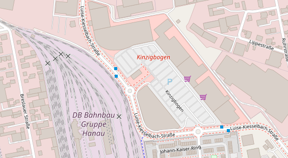 FitnessStudio auf Satellitenbild