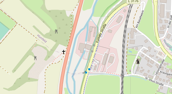 FitnessStudio auf Satellitenbild