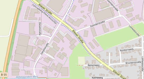 FitnessStudio auf Satellitenbild