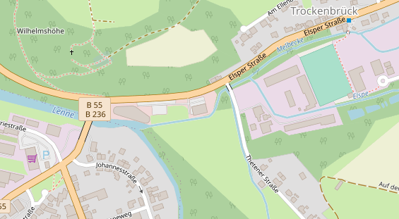 FitnessStudio auf Satellitenbild