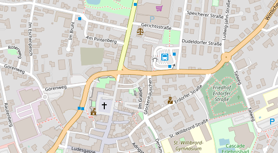 FitnessStudio auf Satellitenbild