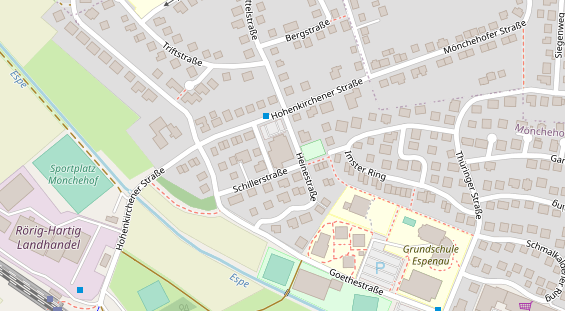 FitnessStudio auf Satellitenbild