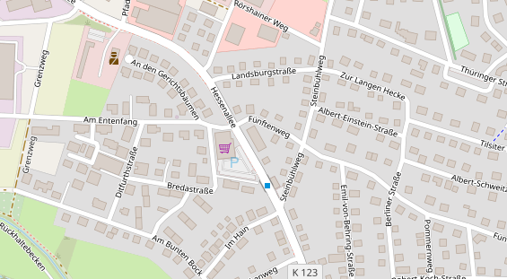 FitnessStudio auf Satellitenbild