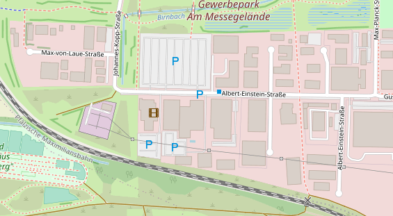 FitnessStudio auf Satellitenbild