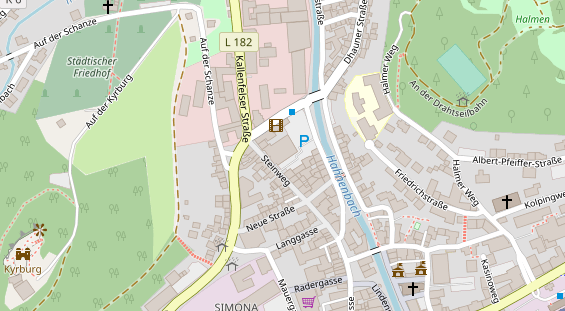 Trainings-Location auf Karte