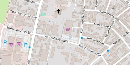 FitnessStudio auf Satellitenbild