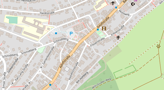 Trainings-Location auf Karte