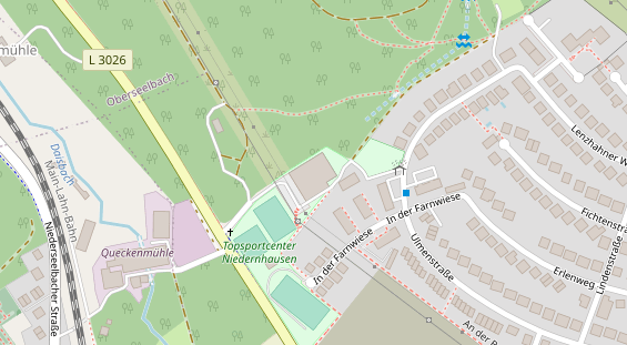 FitnessStudio auf Satellitenbild