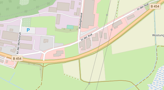 FitnessStudio auf Satellitenbild