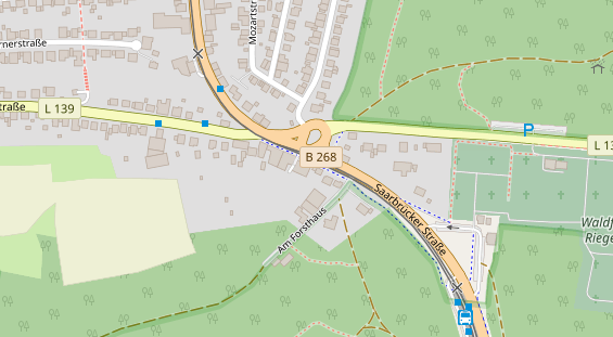 FitnessStudio auf Satellitenbild