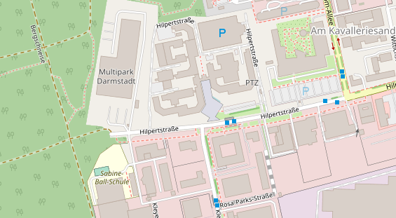 FitnessStudio auf Satellitenbild