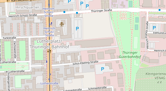 FitnessStudio auf Satellitenbild