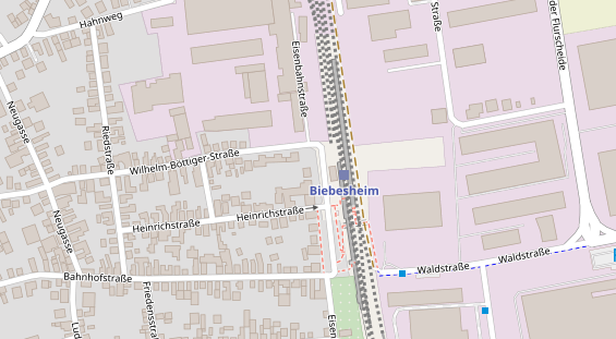 FitnessStudio auf Satellitenbild