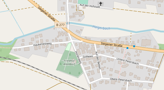 FitnessStudio auf Satellitenbild