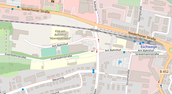 FitnessStudio auf Satellitenbild