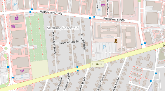 FitnessStudio auf Satellitenbild