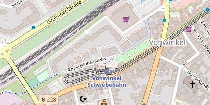 FitnessStudio auf Satellitenbild