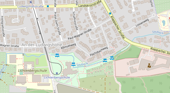 FitnessStudio auf Satellitenbild