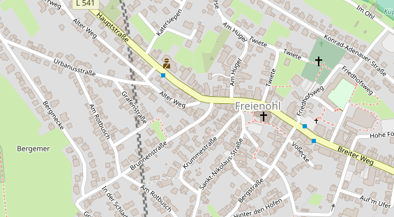 FitnessStudio auf Satellitenbild