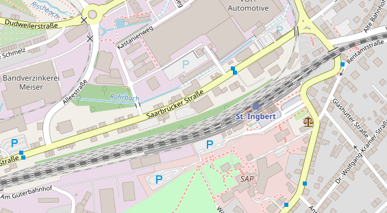 FitnessStudio auf Satellitenbild