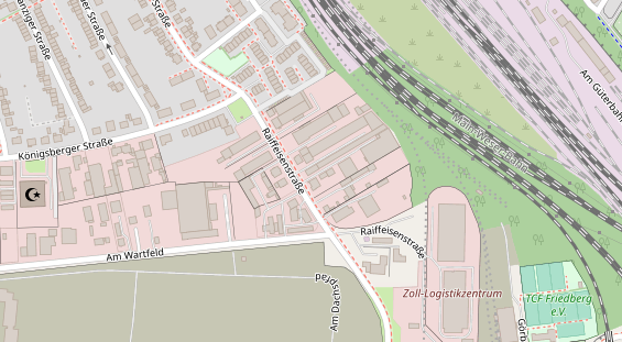 FitnessStudio auf Satellitenbild