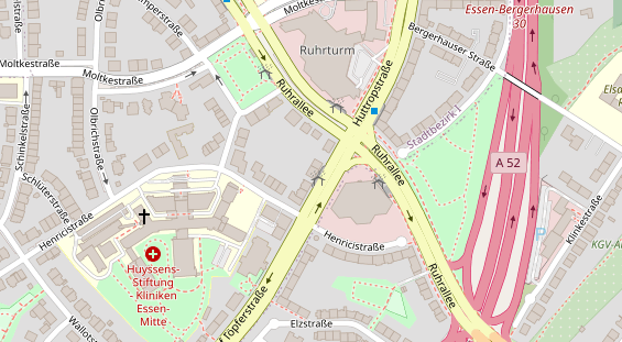 FitnessStudio auf Satellitenbild