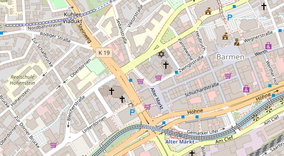 FitnessStudio auf Satellitenbild