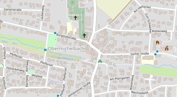 FitnessStudio auf Satellitenbild