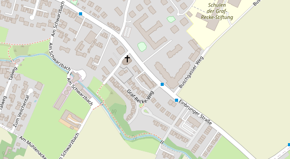 FitnessStudio auf Satellitenbild