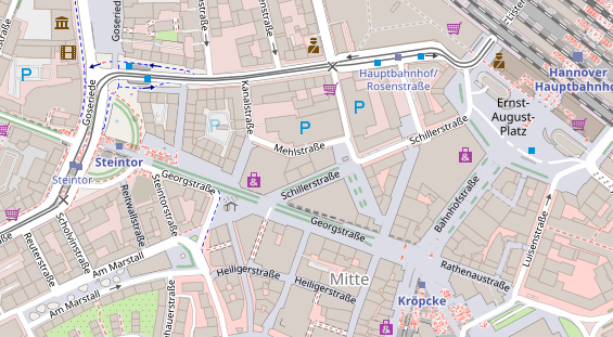 FitnessStudio auf Satellitenbild