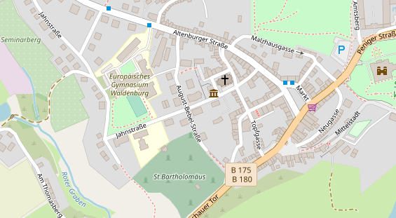 FitnessStudio auf Satellitenbild