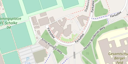 FitnessStudio auf Satellitenbild