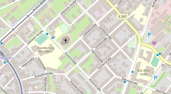 FitnessStudio auf Satellitenbild